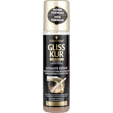 gliss kur ultimate repair ekspresowa odżywka regeneracyjna do włosów