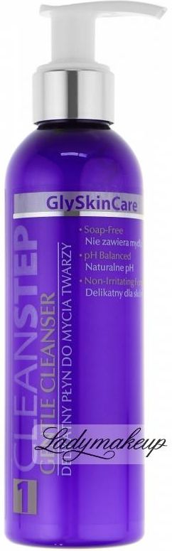 glyskincare cleanstep gentle cleanser delikatny płyn do mycia twarzy