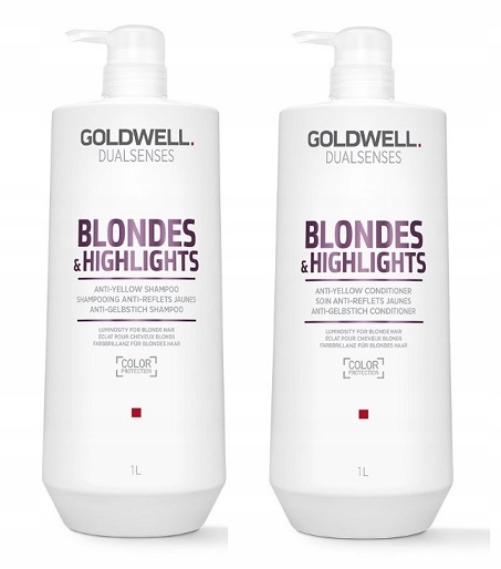 goldwell blondes & highlights szampon i odżywka