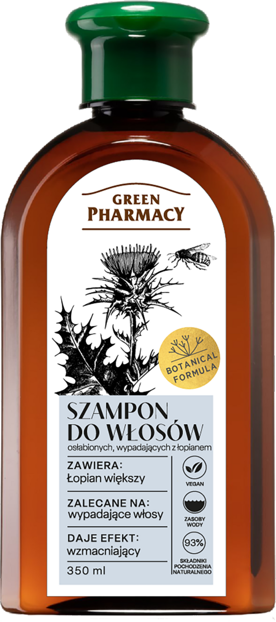 green pharmacy szampon olejek z lopianowy