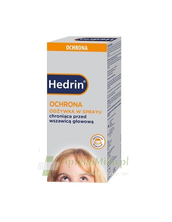 hedrin ochrona odżywka w sprayu do włosów 120 ml