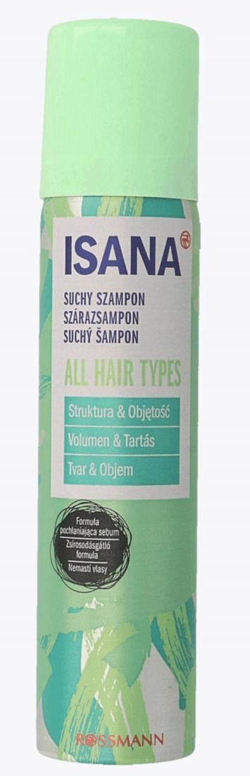 isana suchy szampon all hair types struktura i objętość
