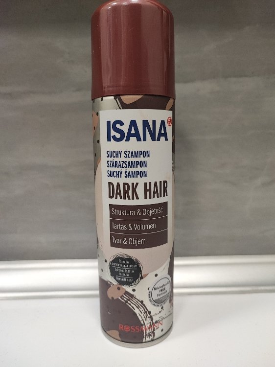 isana trocken shampoo suchy szampon do włosów brązowych