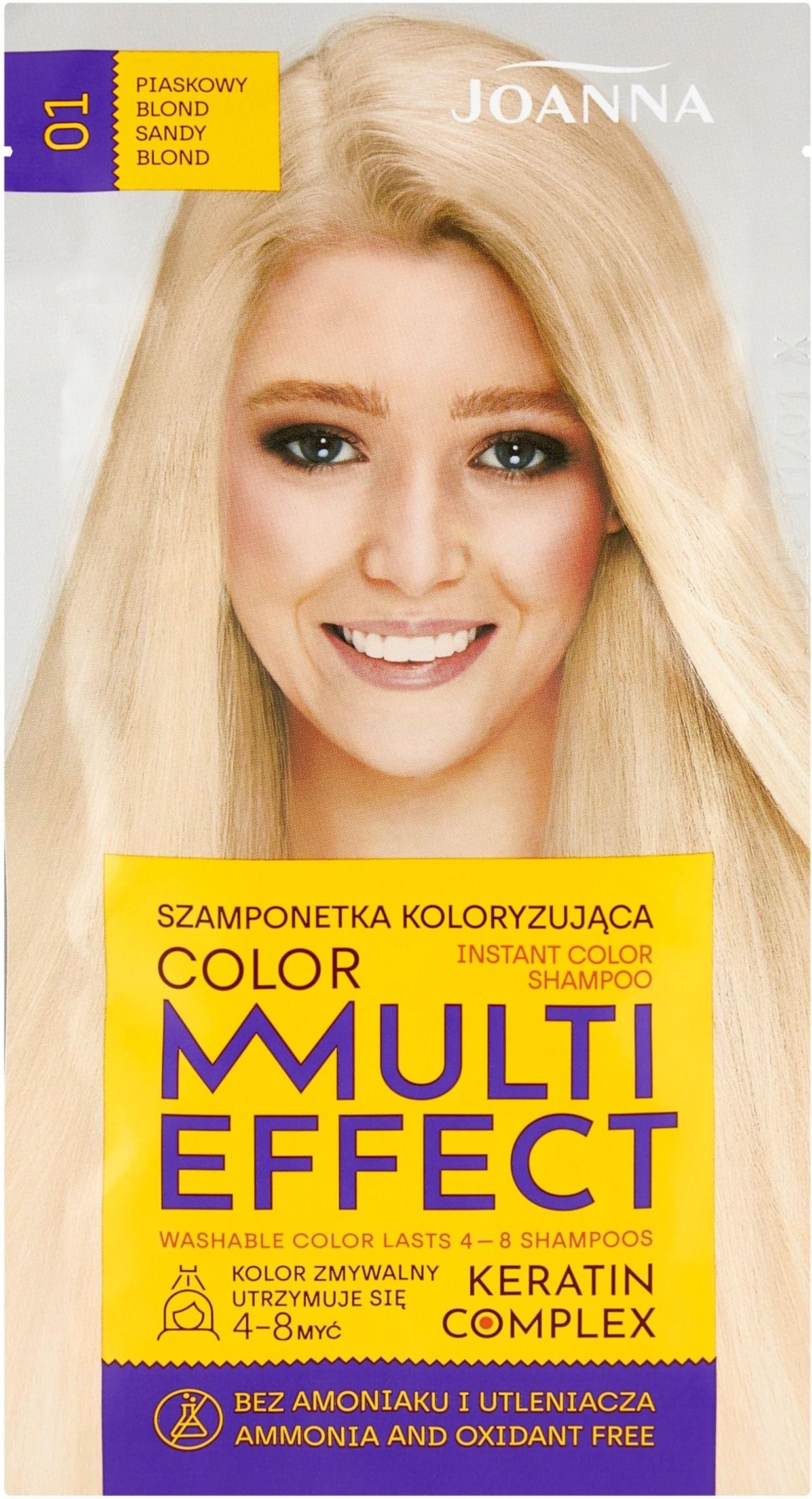 joanna multi effect color keratin complex szampone 4 wizaż