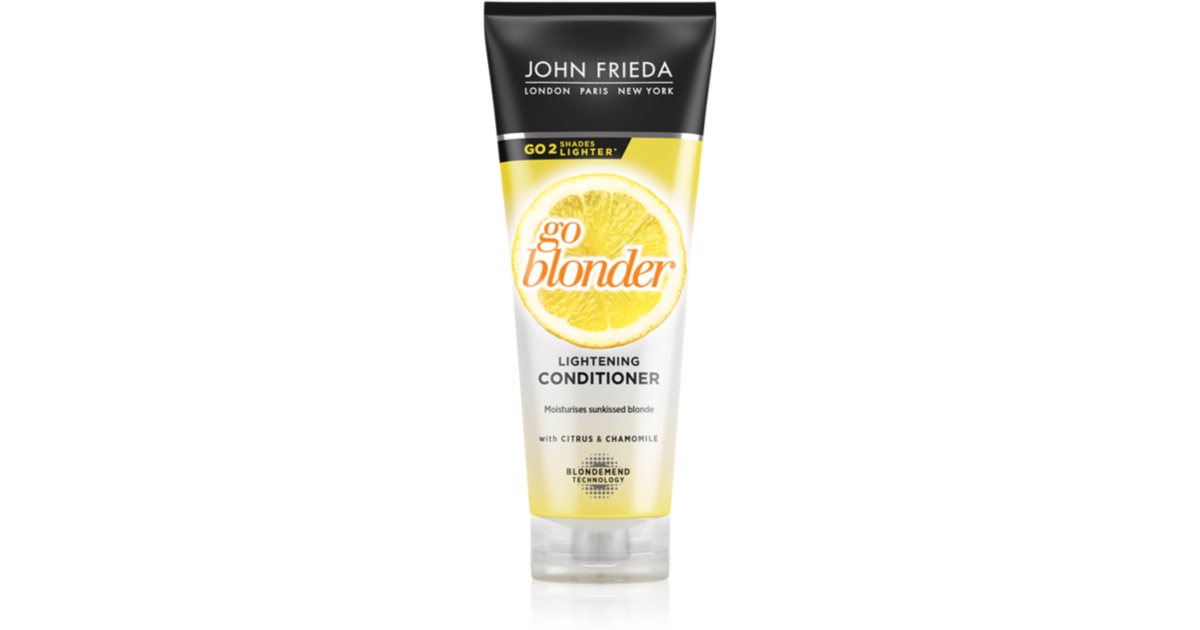 john frieda sheer blonde odżywka rozświetlająca do włosów blond