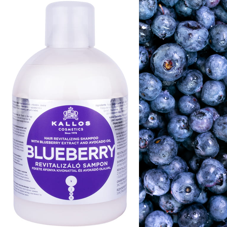 kallos szampon do włosów kj blueberry