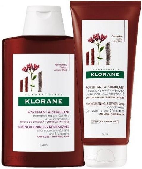 klorane szampon na bazie wyciągu z chininy 400 ml