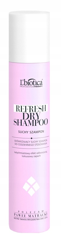 lbiotica professional therapy refresh dry odświeżający suchy szampon