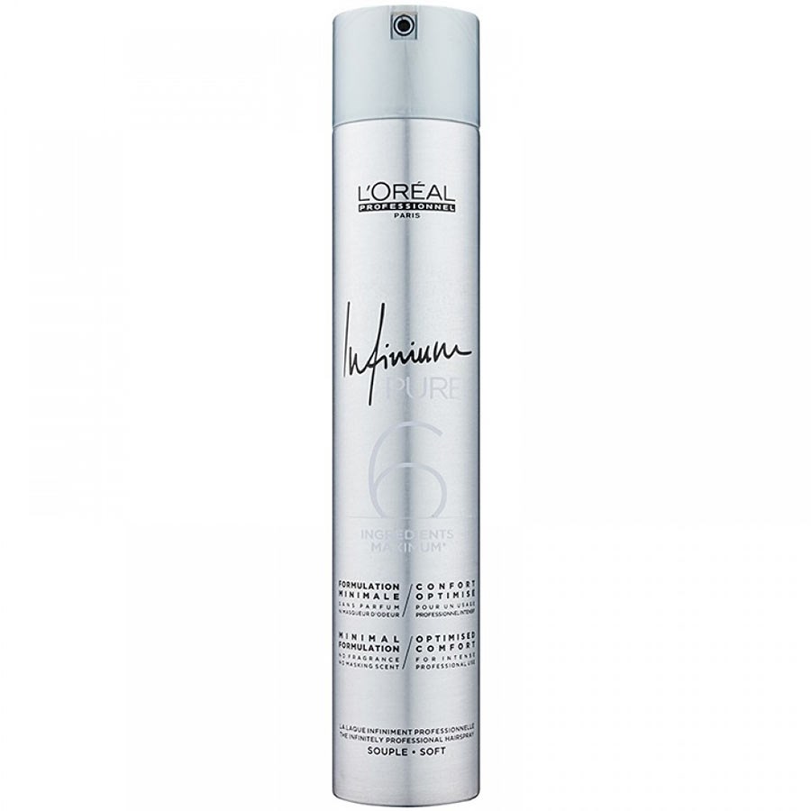 loreal infinium pure soft - lakier do włosów bezzapachowy 500ml