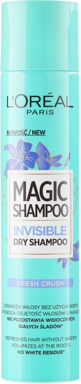 loreal suchy szampon do włosów przetłuszczających
