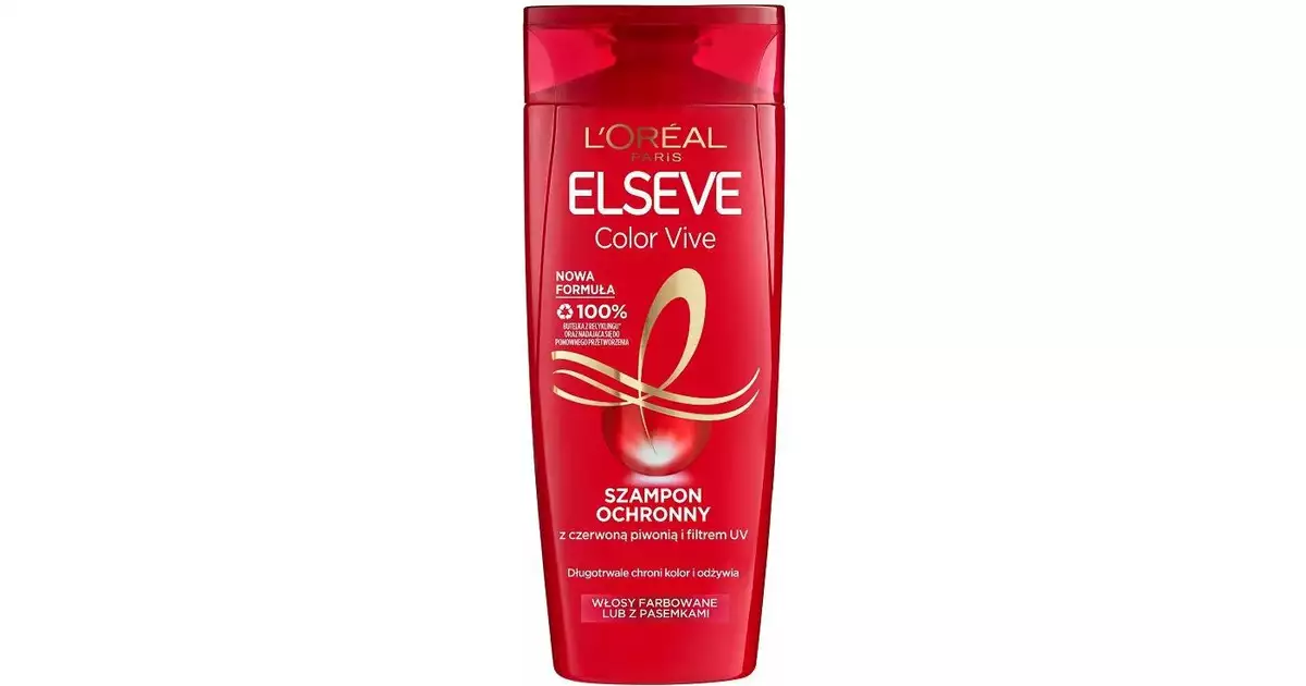 loreal szampon czrwony