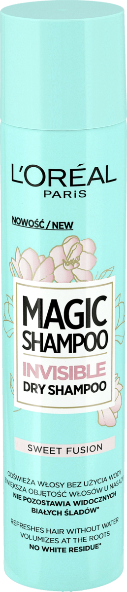 loréal paris magic shampoo suchy szampon sweet fusion