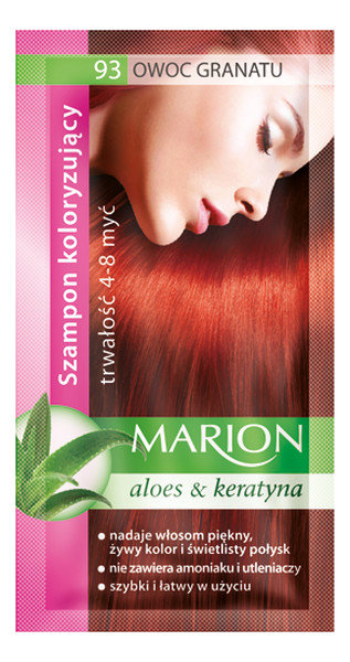 marion aloes i keratyna szampon koloryzujący