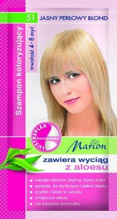 marion szampon koloryzujący 51 jasny perłowy blond