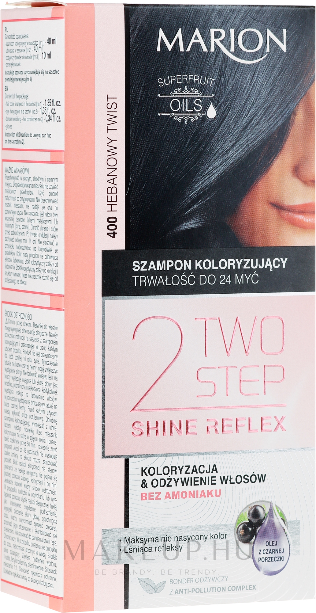 marion two-step shine reflex color szampon 401