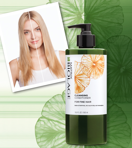 matrix biolage cleansing conditioner odżywka myjąca do włosów cienkich