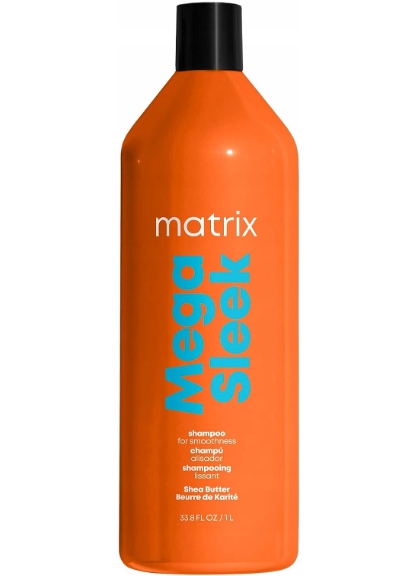 matrix mega sleek szampon z masłem shea 1000ml