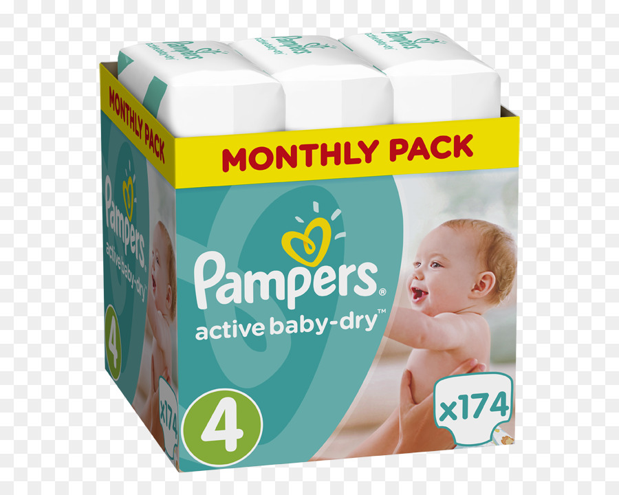 monthly pack pampers transparent