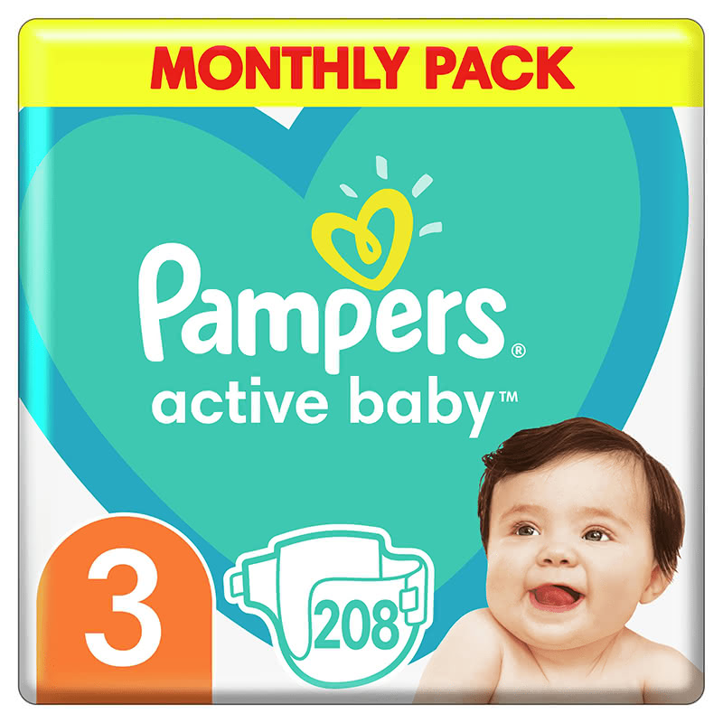 monthly pack pampers