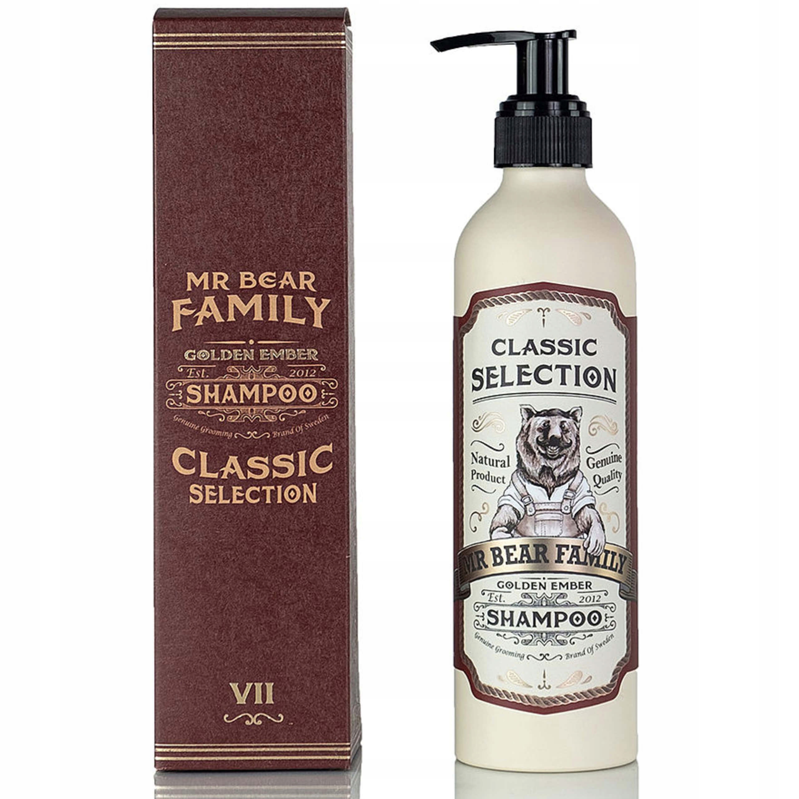 mr bear family cytrynowy szampon do włosów 1000 ml
