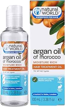 natural world argan oil olejek do włosów 25 ml