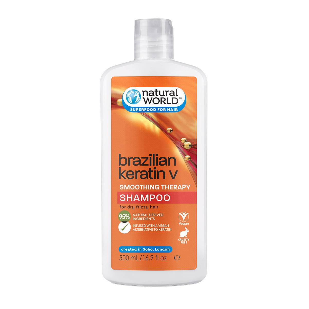 natural world brazilian keratin szampon 500ml opinie