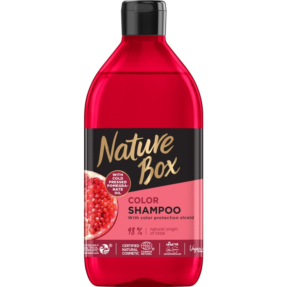 nature box pomegranate oil szampon do włosów chroniący kolor