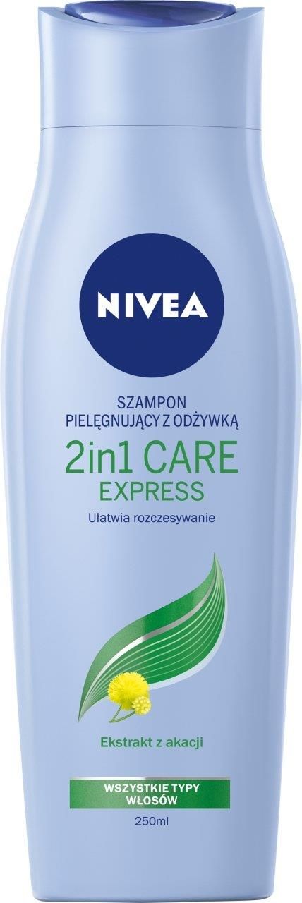 nivea 2in1 care express szampon pielęgnujący z odżywką