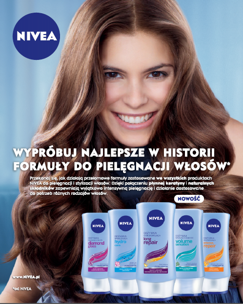 nivea reklama szampon włosy