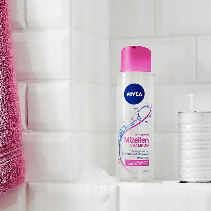 nivea szampon micelarny malinowy