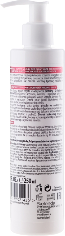 odżywka myjąca do włosów keratin bielenda opinie