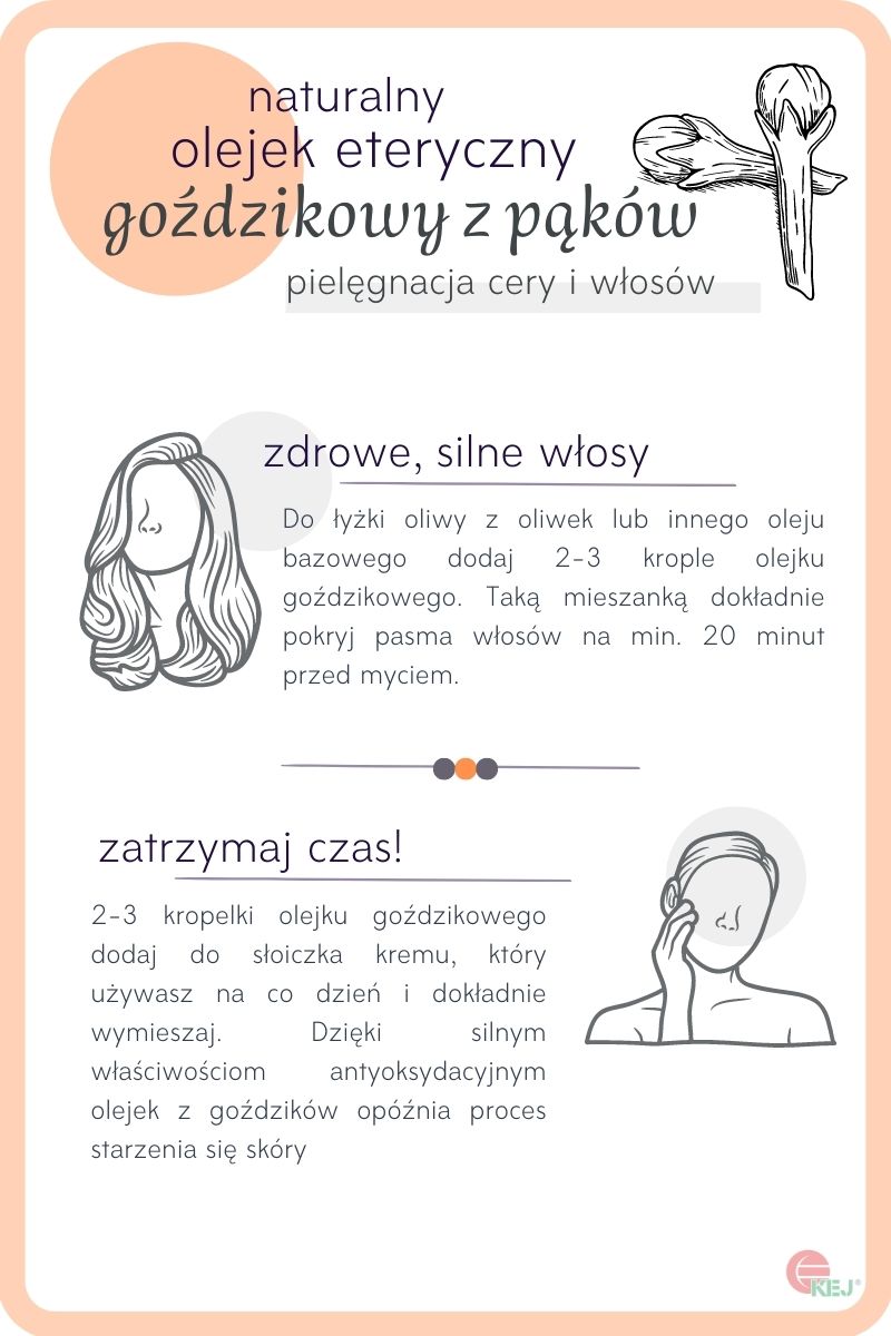 olejek goździkowy do włosów