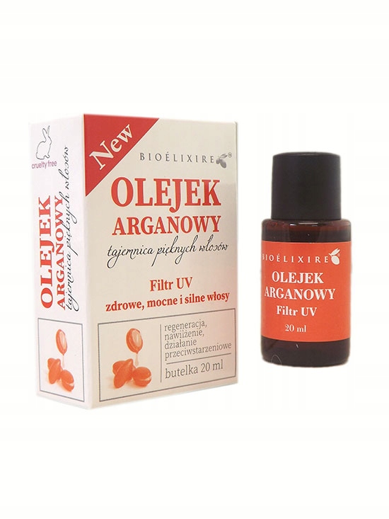olejek silikonowy do włosów argan oil bioelixire allegro