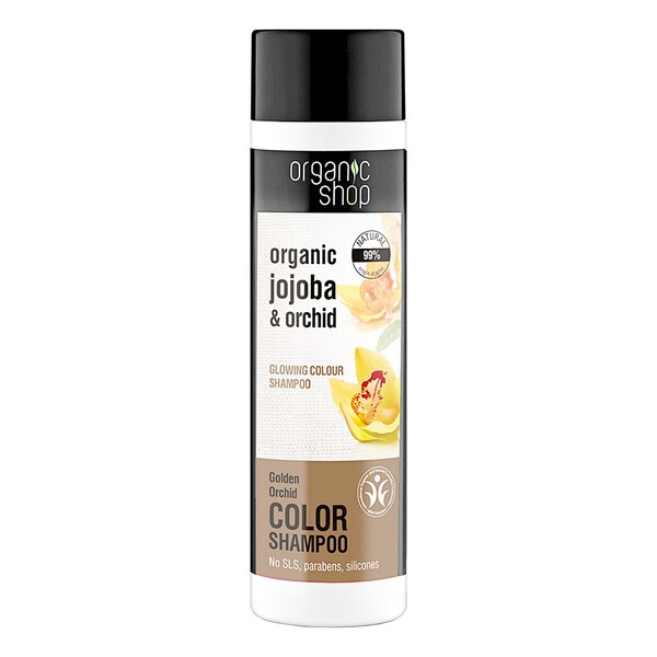 organic shop szampon do włosów rozświetlający kolor