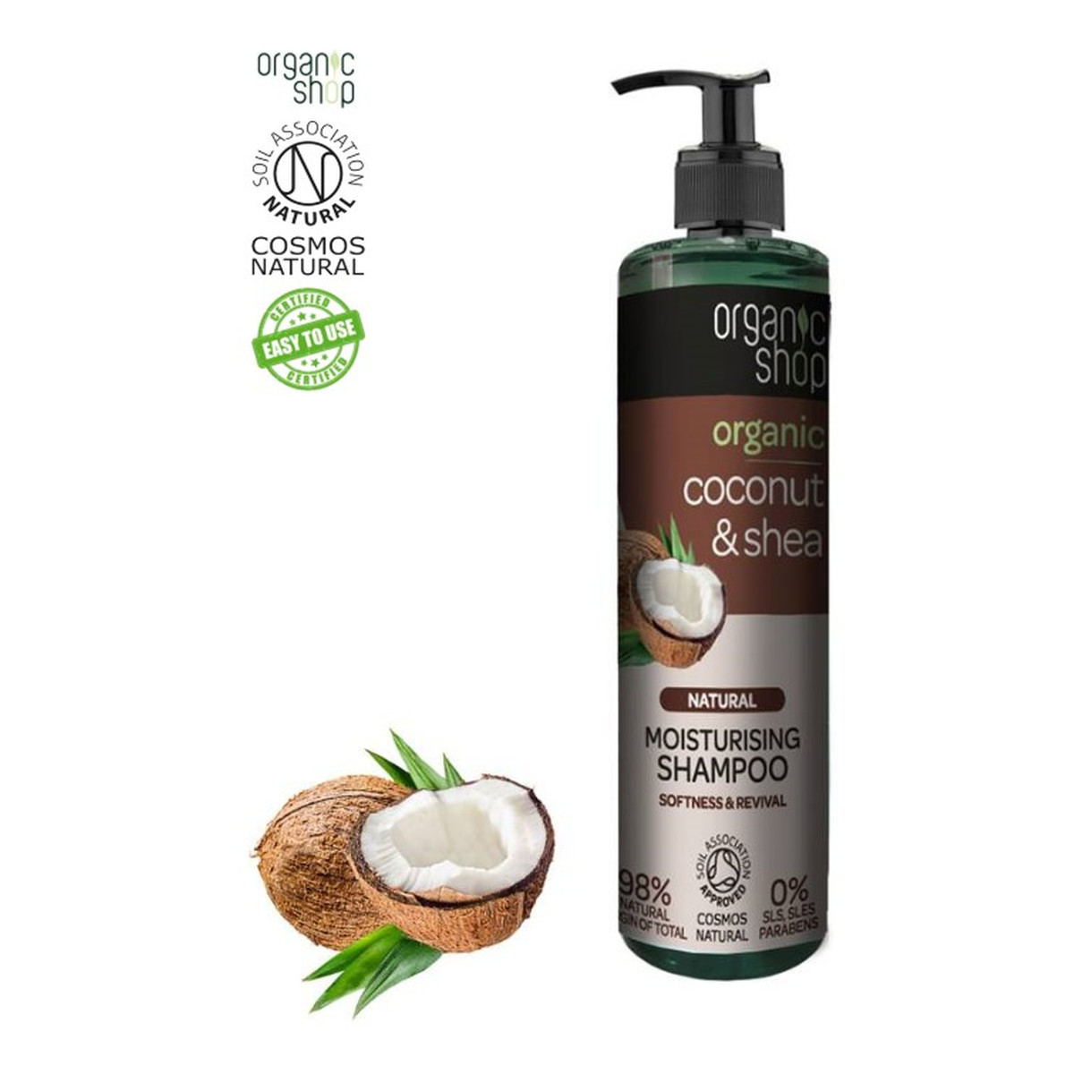 organic shop szampon kokos