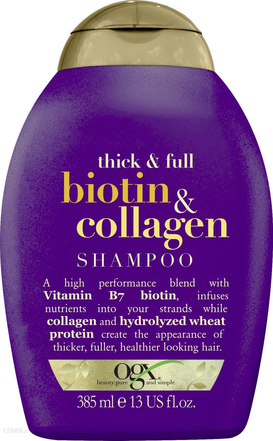 organix biotin & collagen odżywka do włosów biotyna i kolagen