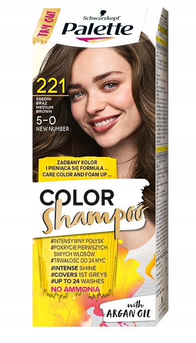 palette color shampoo szampon koloryzujący do włosów