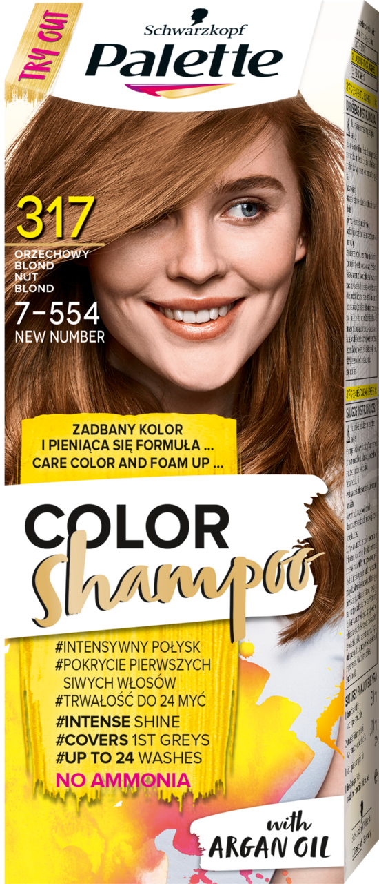 palette szampon koloryzujący miodowy blond