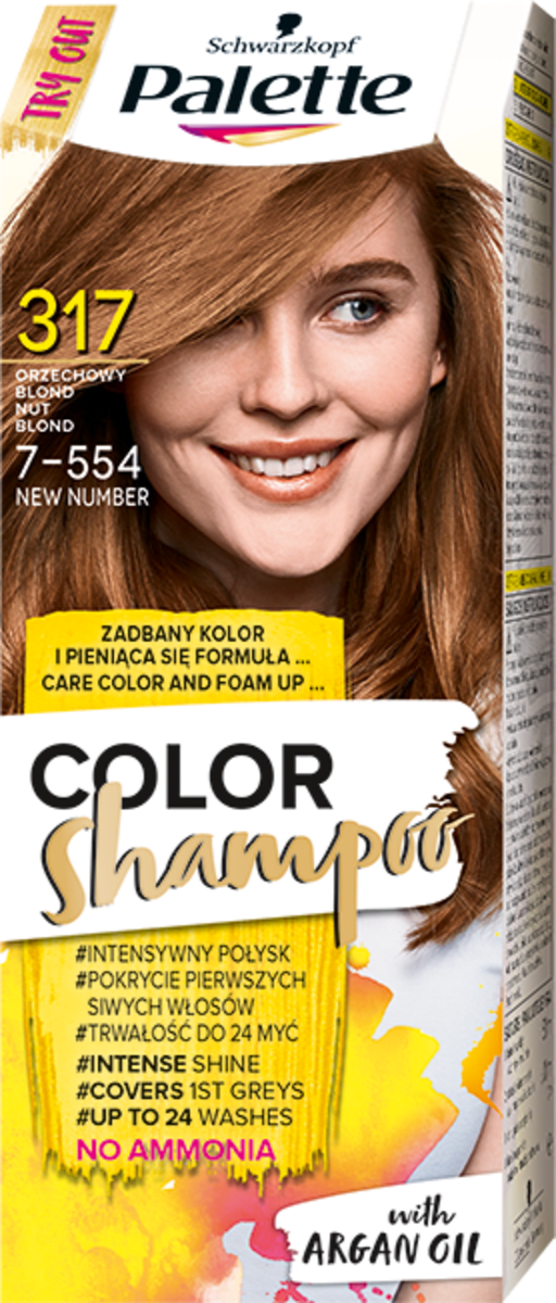 palette szampon orzechowy blond