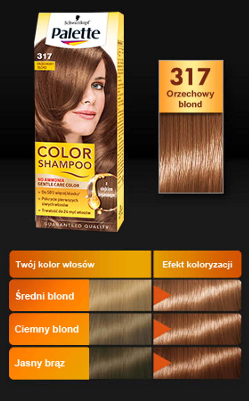 palette szampon orzechowy blond