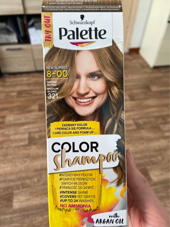 palette szampon średni blond