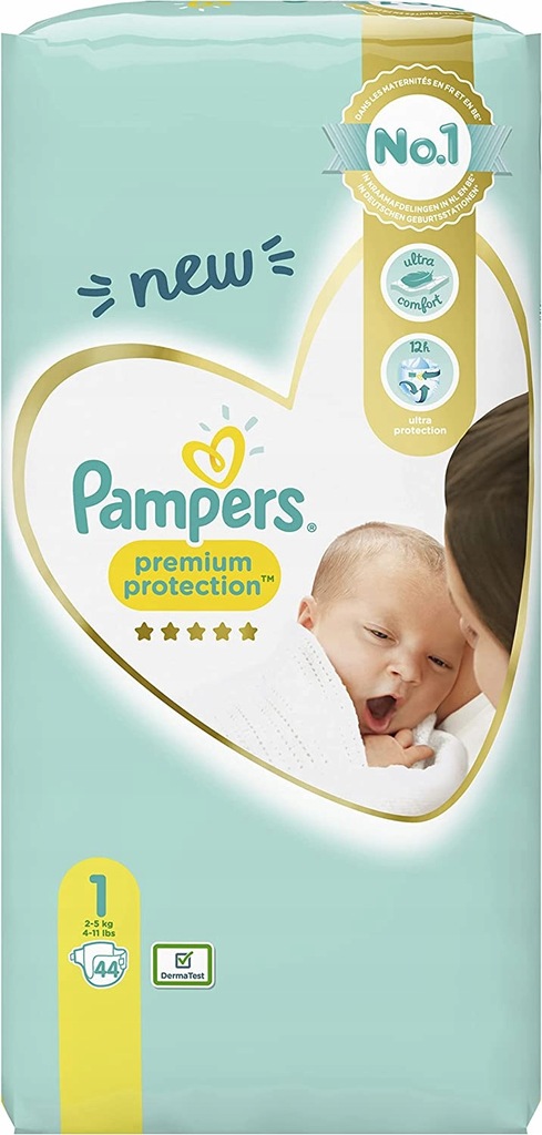 pampers 1 44 sztuki