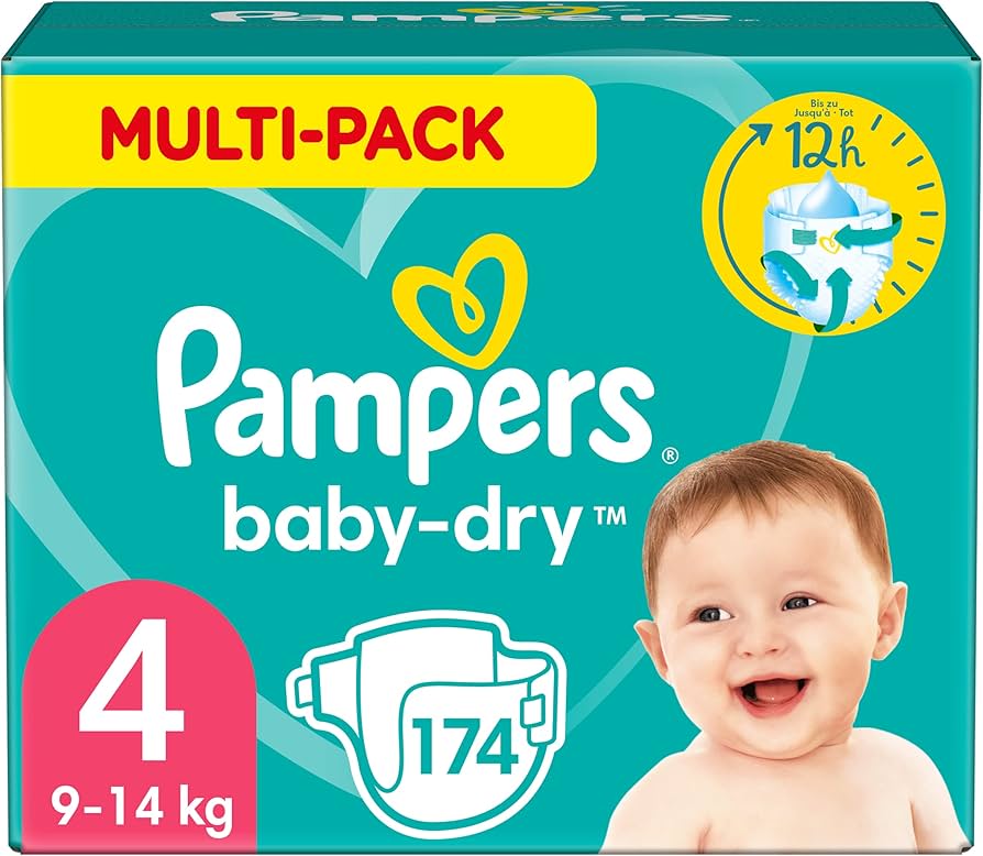 pampers 174 pieces