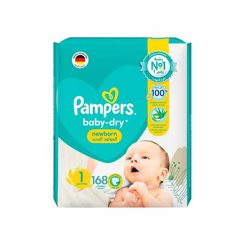 pampers 2 new baby baby dry