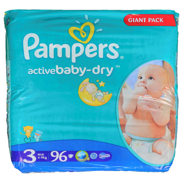 pampers 3 midi giga pack opakowanie 96