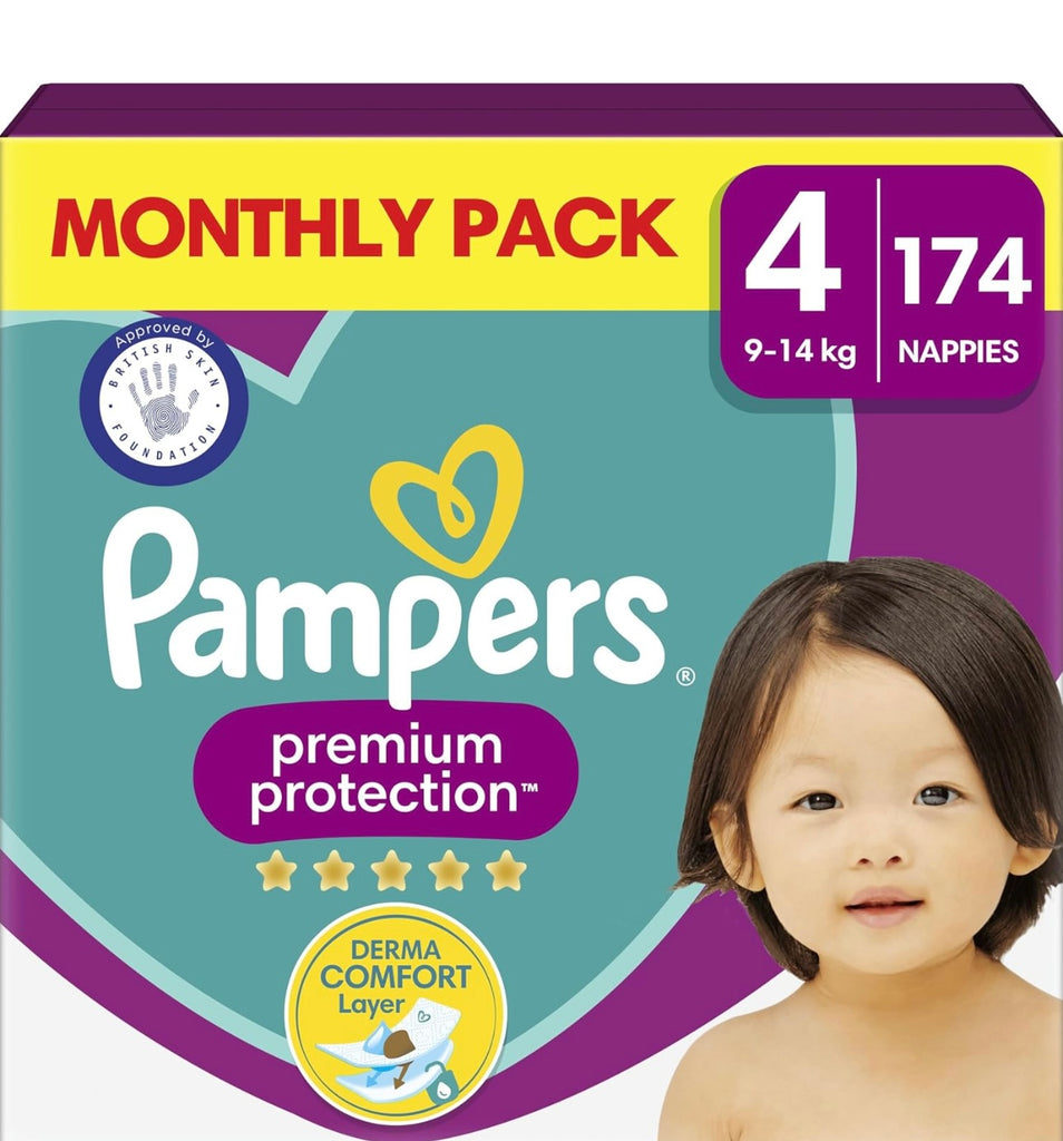 pampers 4 monthly pack