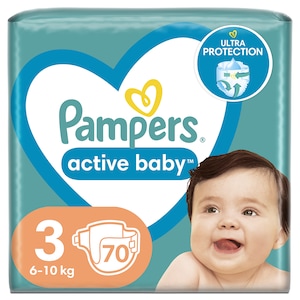 pampers active baby 3 74 szt