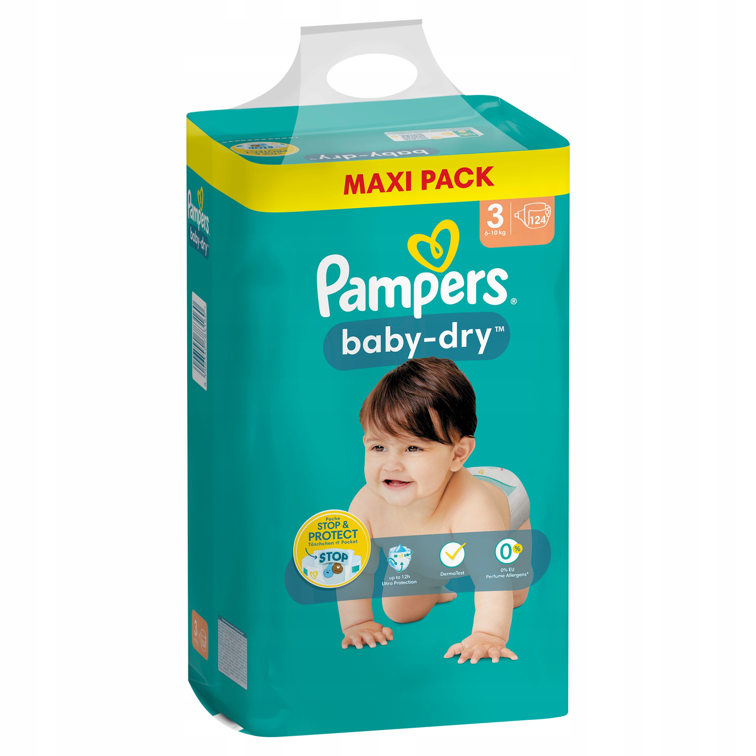 pampers active baby-dry 3 midi 74 pieluszki