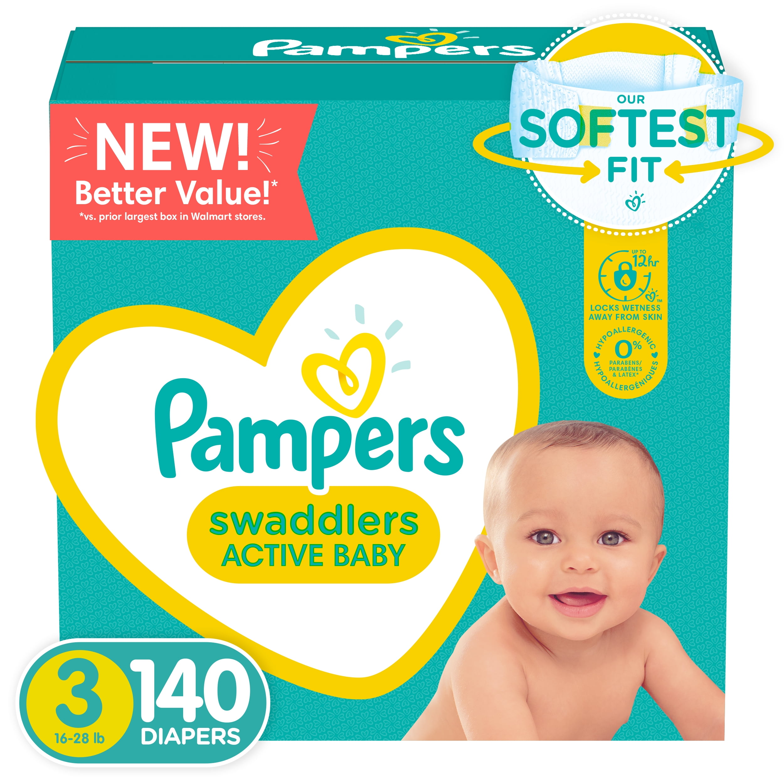 pampers actve baby 3