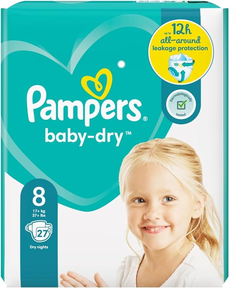 pampers baby dry 8